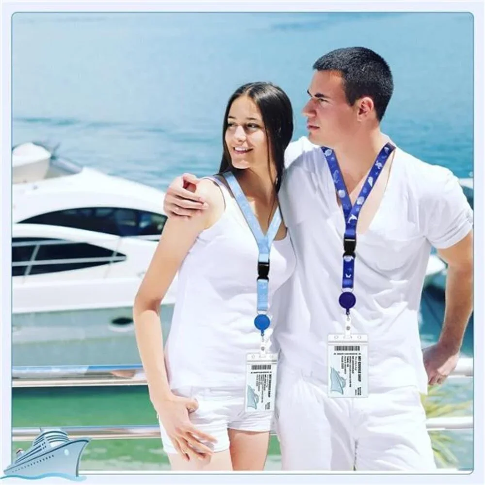 Cruise Ship Essentials 2025 Must Haves Set, 2 Pack Lanyards for Cruise Ship
